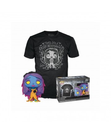 Funko Pop!  Tee (Adult): Tim Burtons Corpse Bride - Emily (Blacklight) Vinyl Figure and T-Shirt (S)