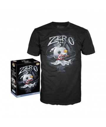 Funko Boxed Tee: The Nightmare Before Christmas - Zero with Cane (M)