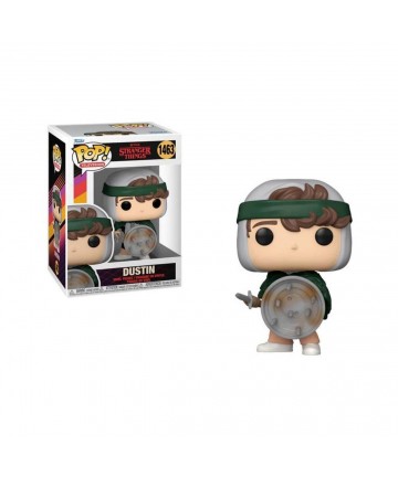 Funko Pop! Television: Stranger Things - Dustin (with Shield)​​ 1463 Vinyl Figure