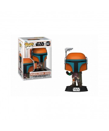 Funko Pop! Disney Star Wars: The Mandalorian - Mandalorian Judge 667 Bobble-Head Vinyl Figure