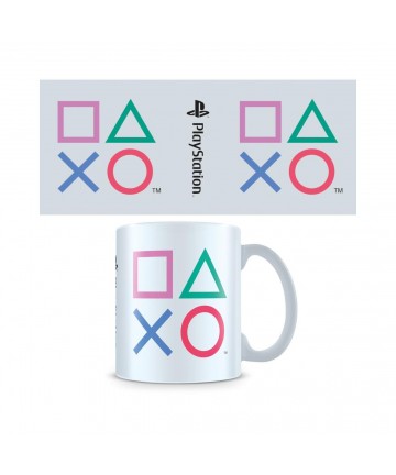 Pyramid PlayStation (Shapes) Coloured Mug (MG25990C)