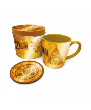 Pyramid The Legend of Zelda: Golden Triforce - Mug  Coaster Tin (GP86075)