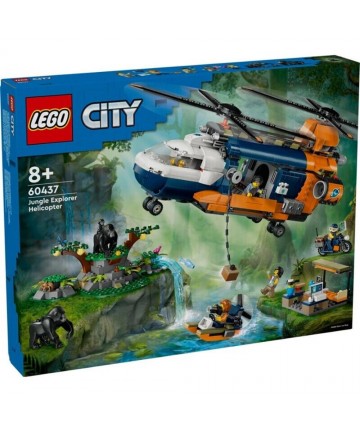 LEGO® City Exploration: Jungle Explorer Helicopter at Base Camp (60437)