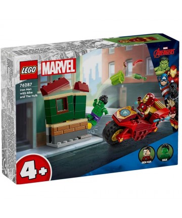 LEGO® Marvel: Iron Man with Bike and The Hulk (76287)