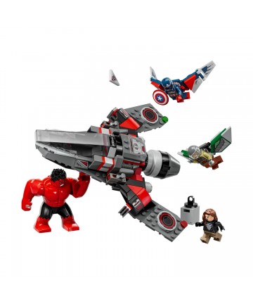 LEGO® Marvel: Captain America vs. Red Hulk Battle (76292)