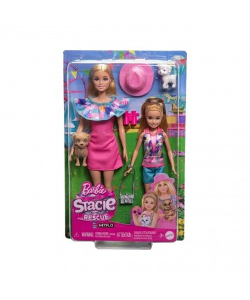 Mattel Barbie®  Stacie To The Rescue - Doll Set with 2 Pet Dogs  Accessories (HRM09)