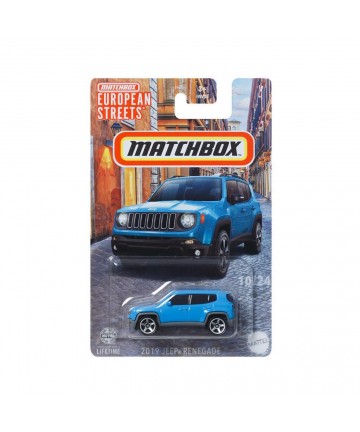 Mattel Matchbox®: European Streets - 2019 Jeep Renegade Vehicle (HVV30)