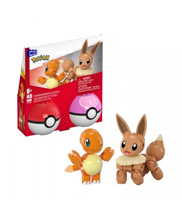 Mattel Mega Pokemon - Charmander & Eevee Pokeballs (JCR81)