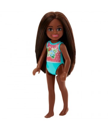 Mattel Barbie®: Club Chelsea Beach Doll with Dark Skin (HTK27)