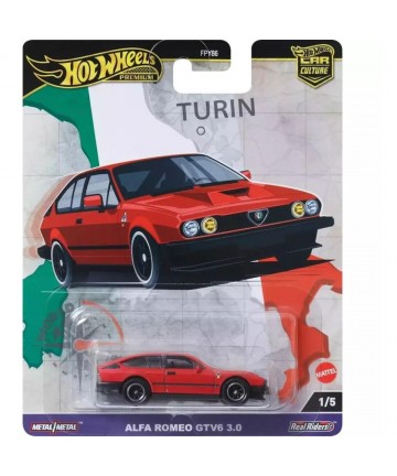 Mattel Hot Wheels Premium: Car Culture - Alfa Romeo GTV 6 3.0 Vehicle (HRV80)