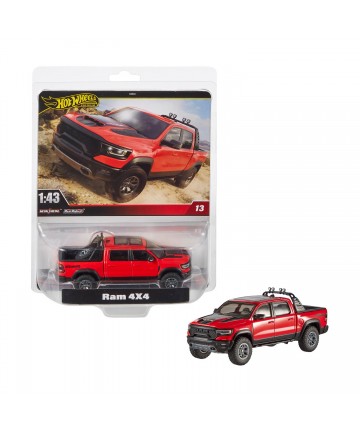 Mattel Hot Wheels: Premium Real Readers - Ram 4x4 1:43 Vehicle (HWT07)