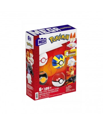 Mattel Mega Pokemon: Fire-Type Trainer Team  (HTJ06)