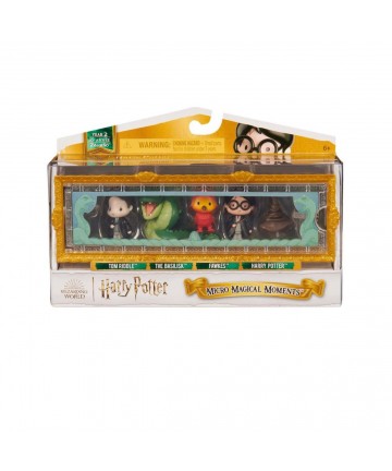 Spin Master Harry Potter: Micro Magical Moments - Tom Riddle/The Basilisk/Fawkes/Harry Potter Mini Figures 5Pack (6068622)