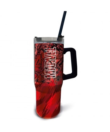 Stor: Marvel - Insulated Stainless Steel XL Rambler Mug (940ml) (75443)