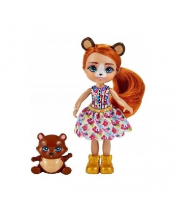 Mattel Enchantimals Mini Doll - Biloxi Bear  Trail (HTP81)