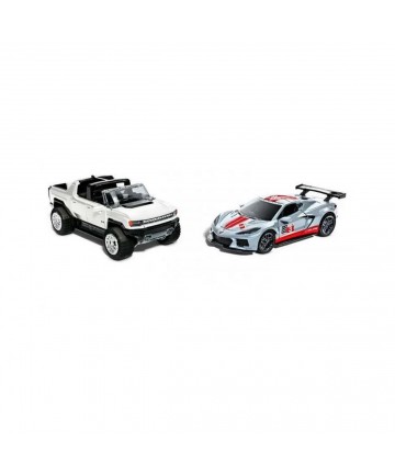 Mattel Hot Wheels: Pull-Back Speeders - GMC Hummer EV  Corvette C8.R (HPR94)