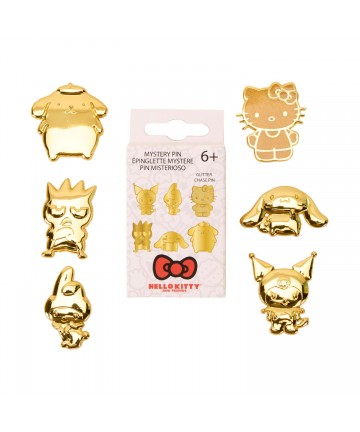 Loungefly Sanrio 50Th Anniversary - Hello Kitty Gold Mystery Box Pin (SANPN0268EA)