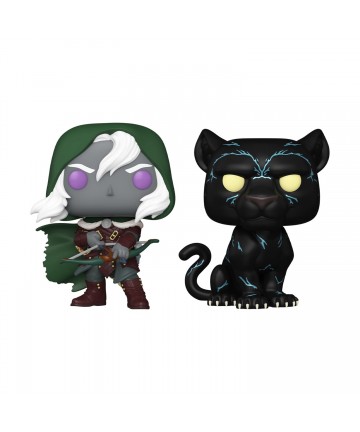 Funko Pop! Games 2-Pack: Dungeons & Dragons - Drizzt Do' Urden & Guenhwyvar Vinyl Figures