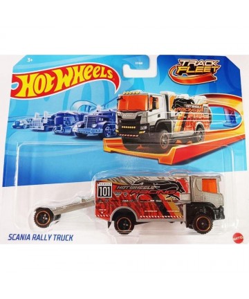 Mattel Hot Wheels Track Stars - Scania Rally Truck (Grey) (HXP25)