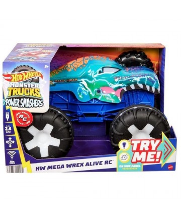 Mattel Hot Wheels: Monster Trucks Power Smashers - Mega-Wrex Alive RC (JBD90)