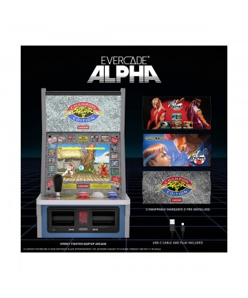 Evercade Alpha Street Fighter Bartop Arcade