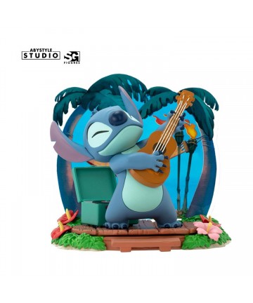 Abysse Disney: Stitch - Guitar Statue (10cm) (ABYFIG138)