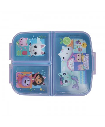 Stor: Gabby Dollhouse - Multi Compartment Sandwich Box (21220)