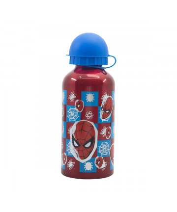 Stor Marvel: Spiderman Arachnid Grid -  Aluminium Bottle (400ml) (74734)