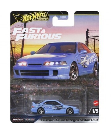 Mattel Hot Wheels Premium: Fast  Furious - Custom Acura Interga Sedan GSR (JDJ13)