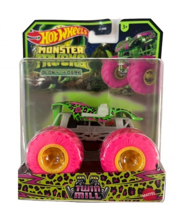 Mattel Hot Wheels Monster Trucks: Glow in The Dark - Twin Mill (HVH80)