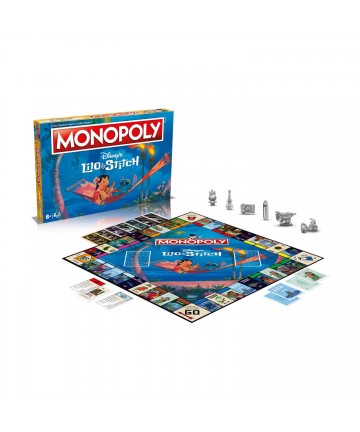 Winning Moves Disney: Monopoly - Lilo & Stitch Board Game (English Language) (WM02869-EN1)