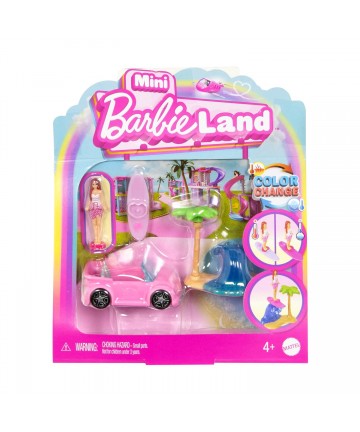 Mattel Barbie®: Mini BarbieLand - Doll and Beach Vehicle (JCR35)