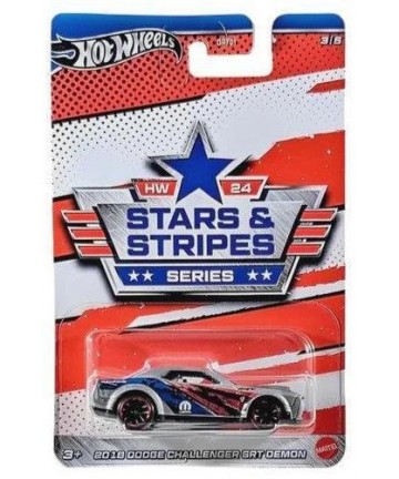 Mattel Hot Wheels®: Stars  Stripes Series - 2018 Dodge Challenger SRT Demon (HRW64)