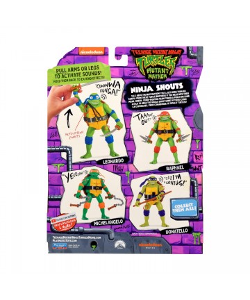 Giochi Preziosi Teenage Mutant Ninja Turtles Mayhem: Ninja Shouts - Leonardo Action Figure (TU800000A)