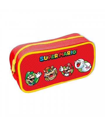 Pyramid Nintendo: Super Mario - Core Character Circles Rectangle Pencil Case (SR73309)