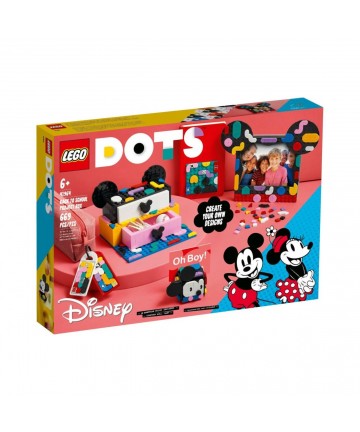 LEGO® DOTS: Disney Mickey Mouse  Minnie Mouse Back-To-School Project Box (41964)