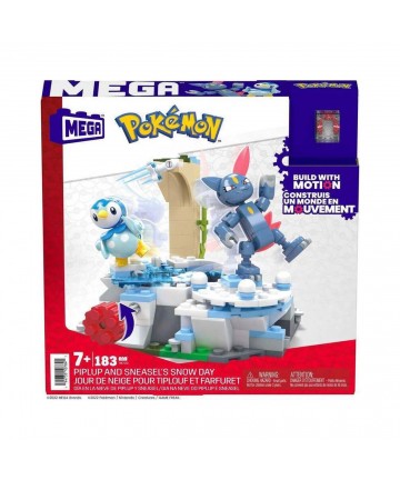 Mattel Mega Pokémon - Piplup and Sneasels Snow Day (HKT20)