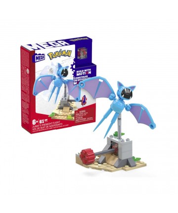 Mattel Mega Pokemon Adventure Builder: Zubats Midnight Flight (HKT19)