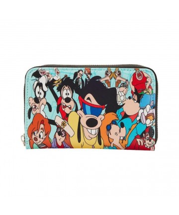 Loungefly Disney Goofy - Movie Collage Zip Around Wallet (WDWA2086)