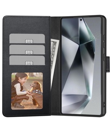 Tech-Protect Wallet Case for Samsung Galaxy S25 Ultra - Black