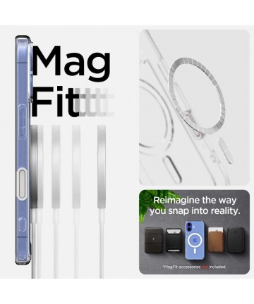 Spigen Ultra Hybrid "T" MagSafe iPhone 16 Case - White