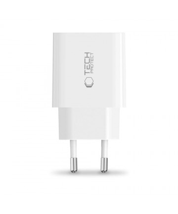 Tech-Protect NC20W wall charger USB-C port - white