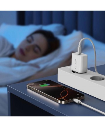Tech-Protect NC20W wall charger USB-C port - white