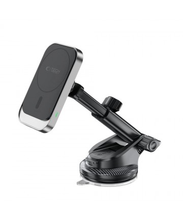 Tech-Protect MM15W-V9 Car Holder with MagSafe for Dashboard and Air Vent 15W - Black