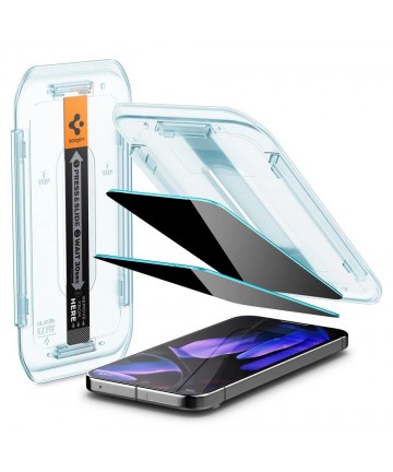 Spigen Glas.TR "Ez Fit" Privacy HD 2-pack privacy glass for Google Pixel 9 / 9 Pro