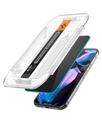 Spigen Glas.TR "Ez Fit" Privacy HD 2-pack privacy glass for Google Pixel 9 / 9 Pro