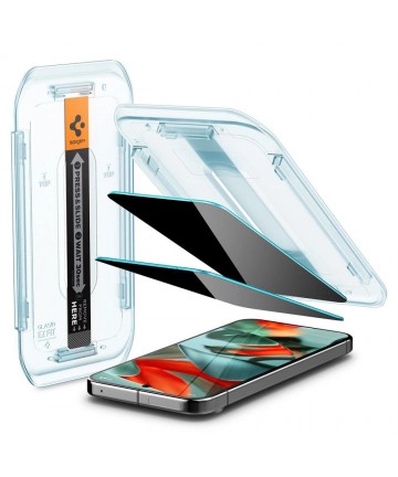 Spigen Glas.TR "Ez Fit" Privacy 2-pack Privacy Glass for Google Pixel 9 Pro XL