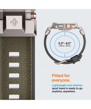 Spigen DuraPro Armor Strap for Apple Watch 44 / 45 / 46 / 49 mm - Green