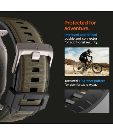 Spigen DuraPro Armor Strap for Apple Watch 44 / 45 / 46 / 49 mm - Green