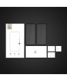 Tech-Protect Glass Fit+ 2-pack tempered glass for Xiaomi Poco X7 5G - black